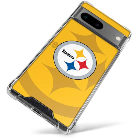 NFL Pittsburgh Steelers Double Vision Google Pixel 7a Clear Case